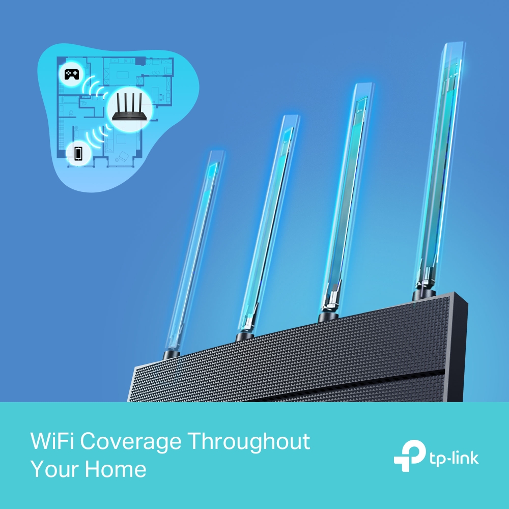 Bộ phát wifi 6 TP-Link Archer AX12 Wireless AX1500