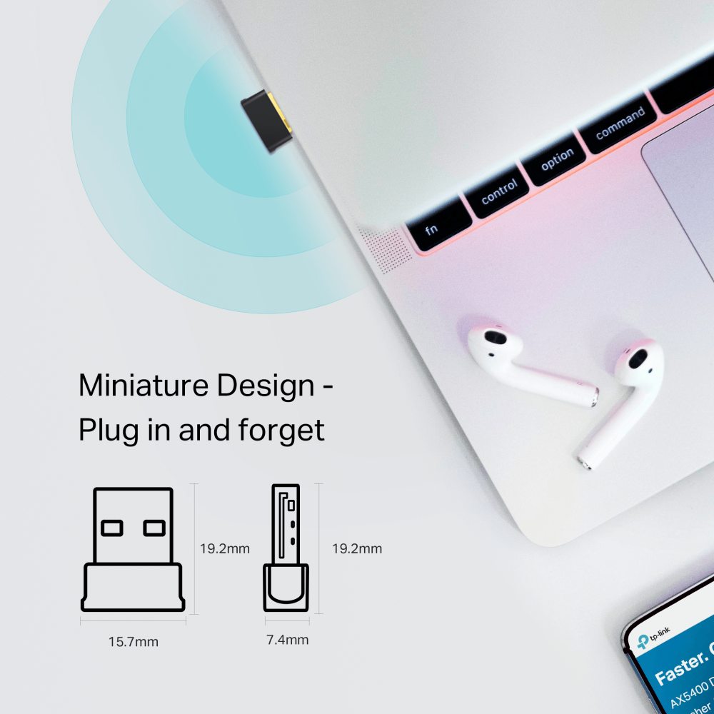 USB Wifi chuẩn AC600 Bluetooth 4.2 TP-Link Archer T2UB Nano
