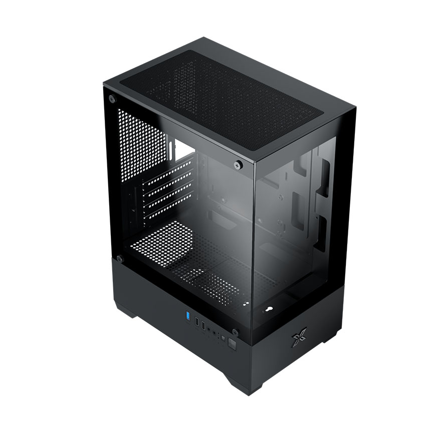 Case Xigmatek View II (No Fan) _EN46223 (mATX/ không kèm fan) Màu đen