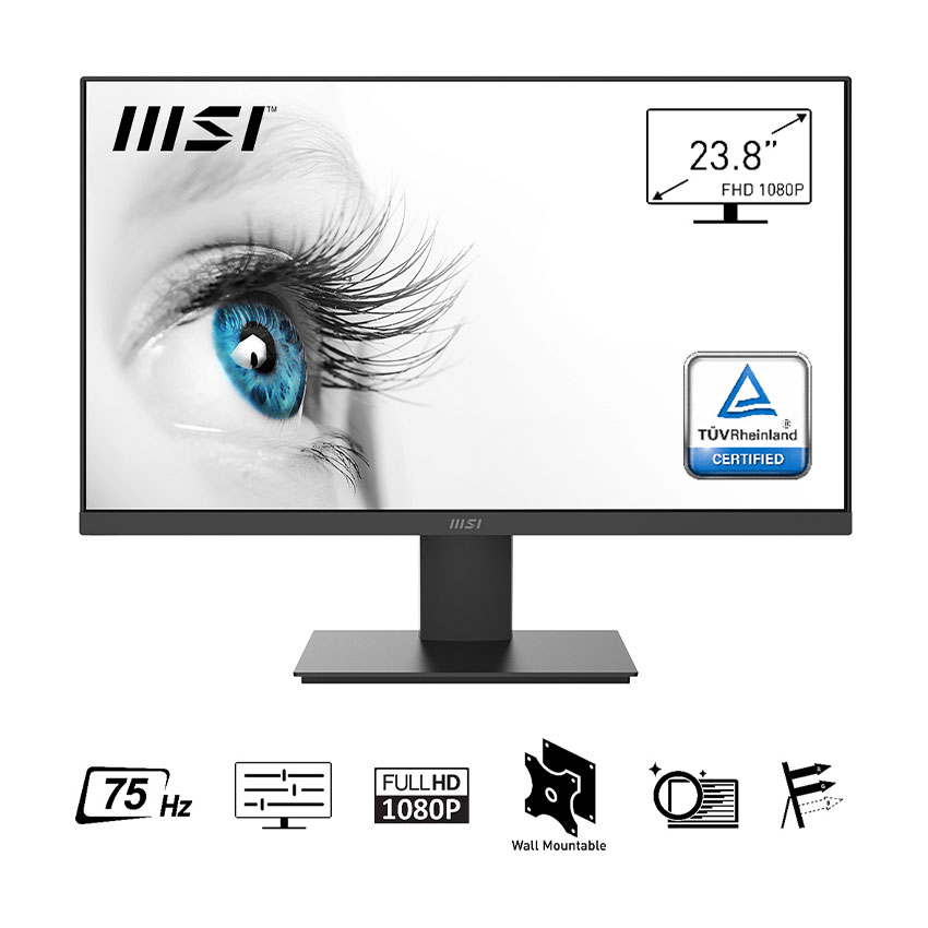 Màn hình MSI 23.8" PRO MP241X (1920x1080/VA/75Hz)