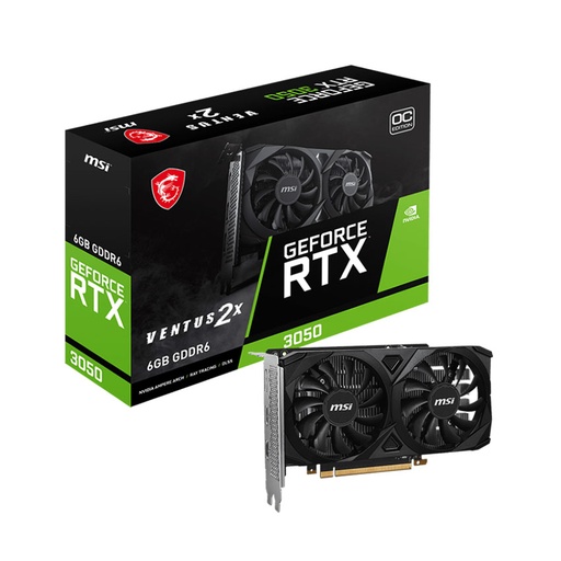 MSI GeForce RTX 3050 VENTUS 2X 6G OC