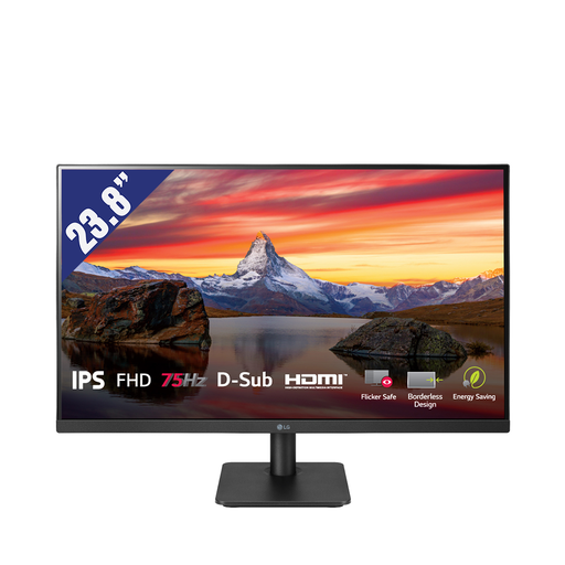 [HH000391] Màn hình LG 24MP400-B (23.8inch/ FHD/ IPS/ 75Hz/ 5ms/ 250nits/ HDMI+DSub/ Freesync)