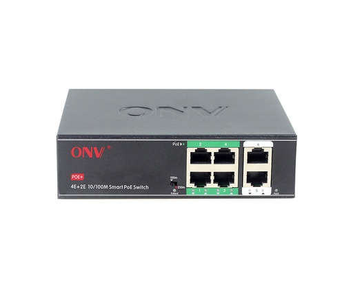 [ONV-H1064PSD] Switch AI PoE 6 cổng 10/100M ONV-H1064PSD