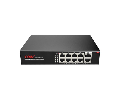 [ONV-H3108PS] Switch PoE 10 cổng Full Figabit ONV-H3108PS