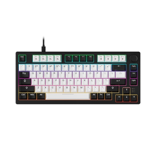 [HH000058] Bàn phím cơ gaming DAREU EK87 v2 White-Black (Dream switch)